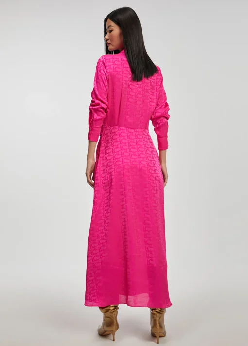 Vestido estampado logo