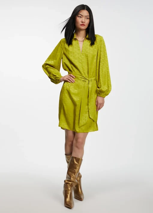 Vestido estampado logo