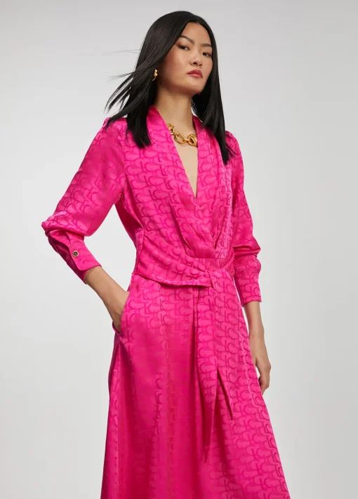 Vestido estampado logo