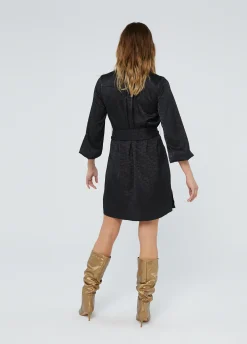 Vestido estampado logo