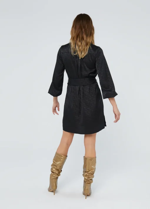 Vestido estampado logo