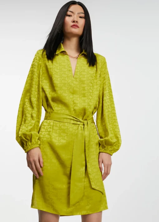 Vestido estampado logo