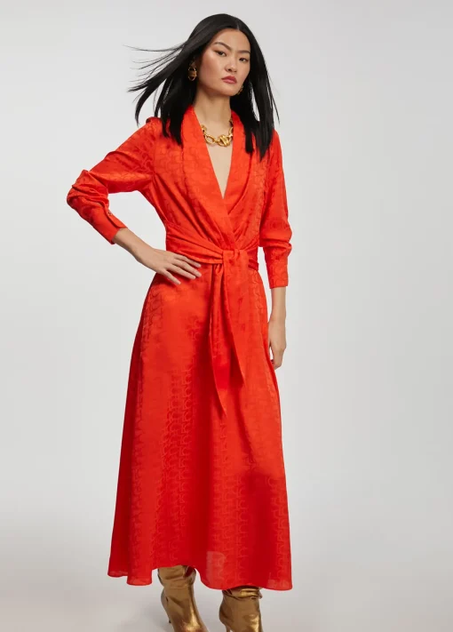 Vestido estampado logo