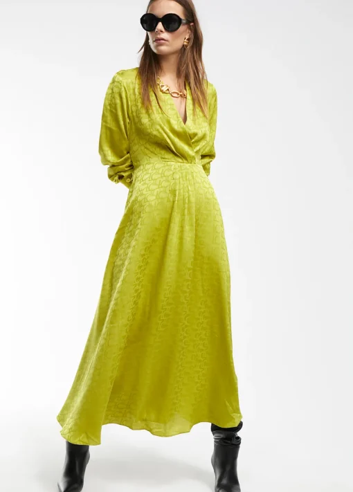 Vestido estampado logo