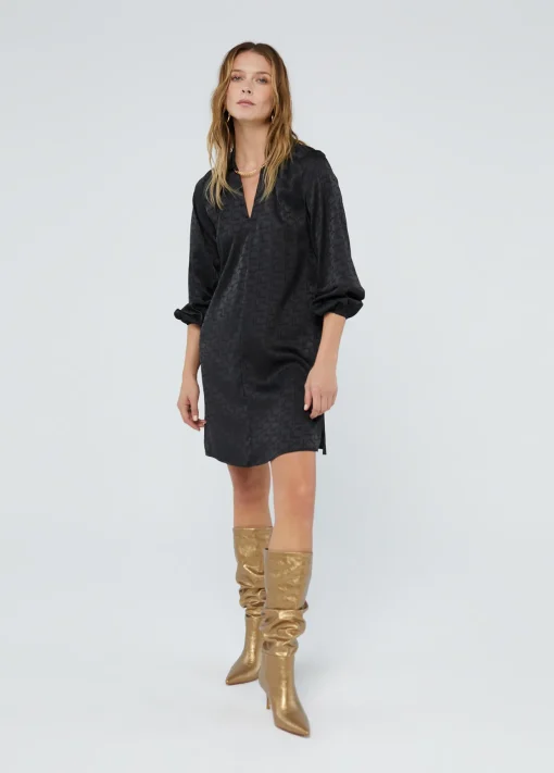 Vestido estampado logo