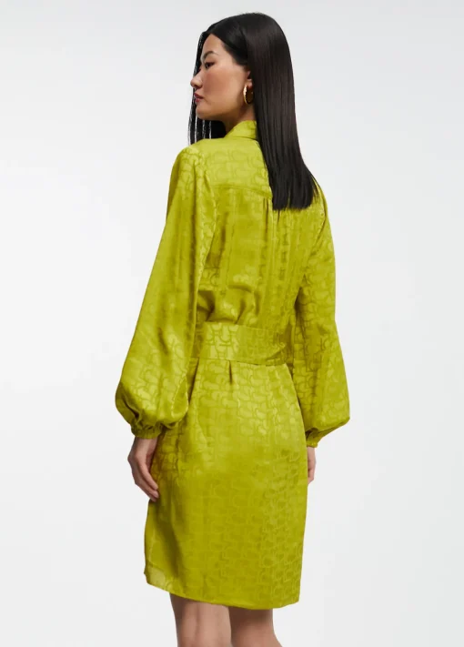 Vestido estampado logo