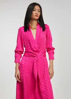 Vestido estampado logo