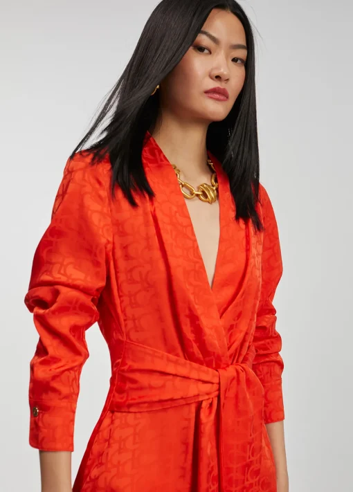 Vestido estampado logo