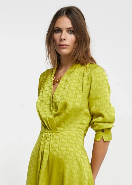 Vestido estampado logo