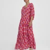 Vestido estampado multicolor