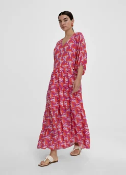 Vestido estampado multicolor