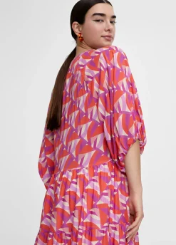Vestido estampado multicolor