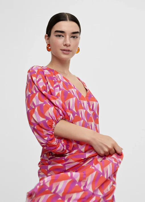 Vestido estampado multicolor
