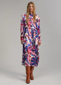 Vestido estampado paisley