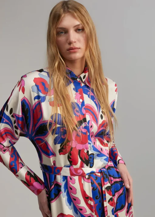 Vestido estampado paisley