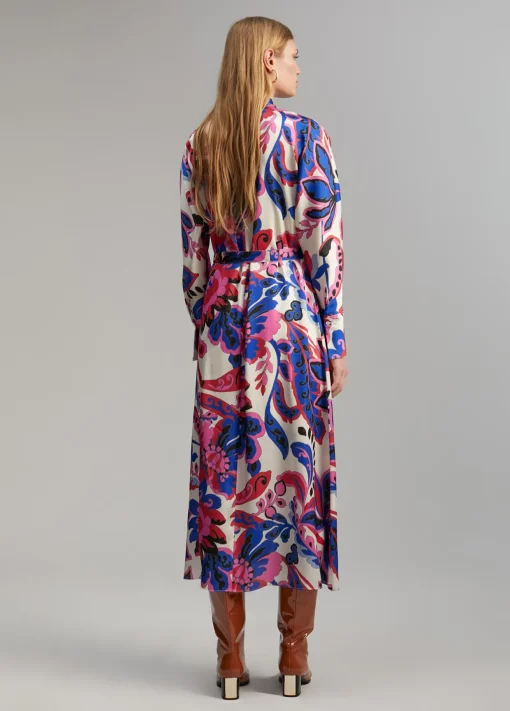 Vestido estampado paisley