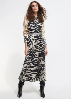 Vestido estampado zebra