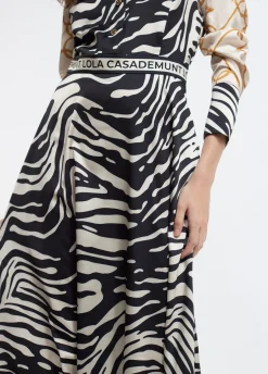 Vestido estampado zebra
