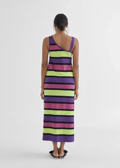 Vestido largo rayas