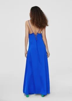 Vestido largo tipo lencero