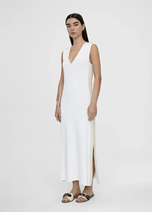Vestido midi de punto