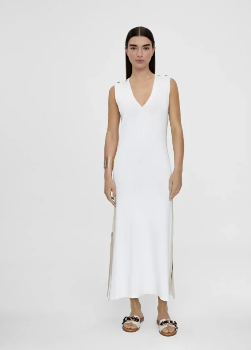 Vestido midi de punto