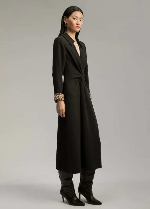 Vestido midi nudo