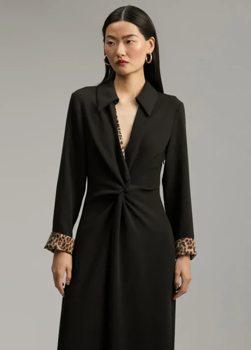 Vestido midi nudo
