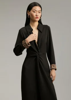 Vestido midi nudo