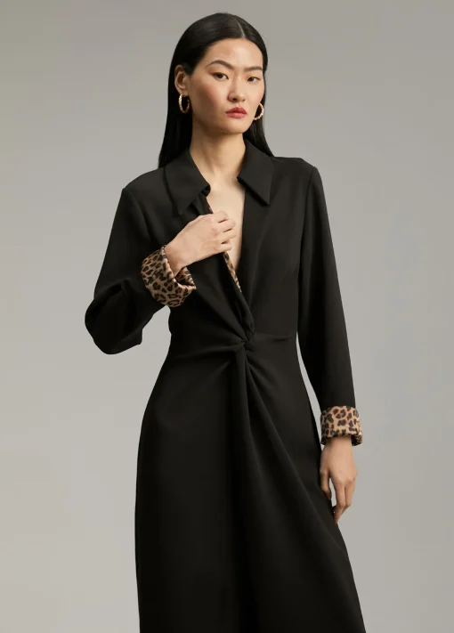 Vestido midi nudo