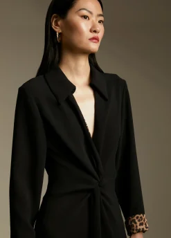 Vestido midi nudo