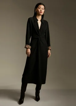 Vestido midi nudo