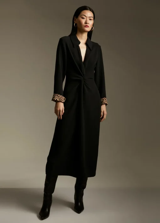 Vestido midi nudo