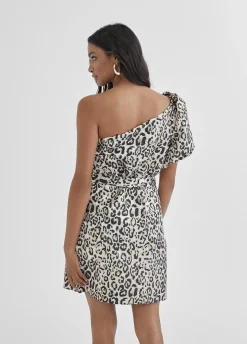 Vestido mini asimétrico