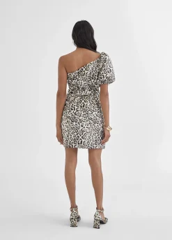 Vestido mini asimétrico