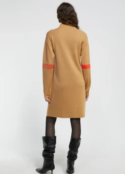 Vestido punto bicolor