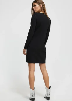 Vestido punto tachas