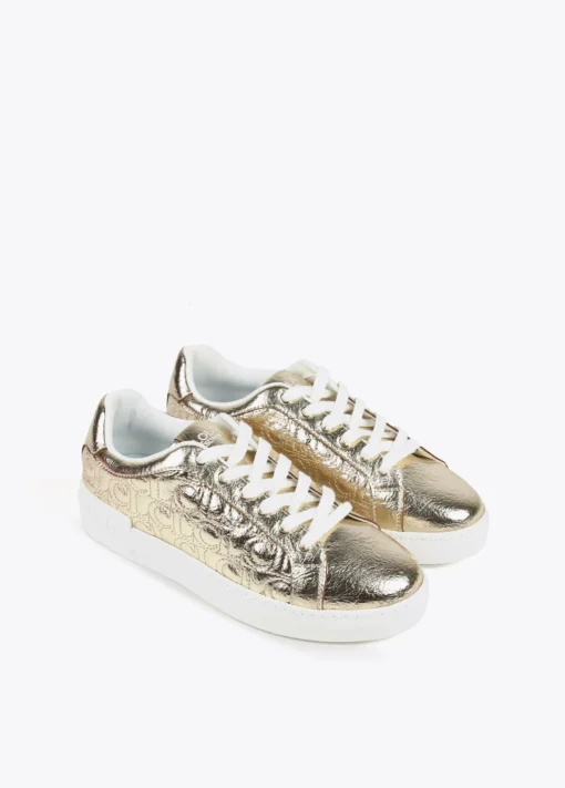 Zapatillas deportivas metalizadas