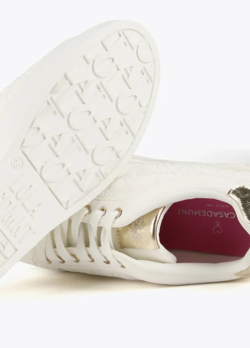 Zapatillas deportivas metalizadas