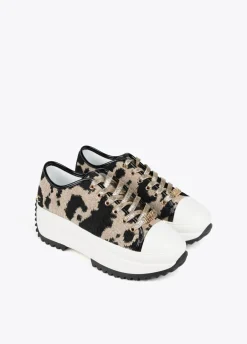 Zapatillas deportivas tejido animal