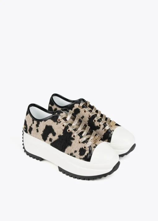 Zapatillas deportivas tejido animal