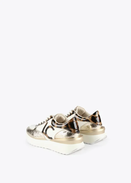 Zapatillas sneakers detalles animal print