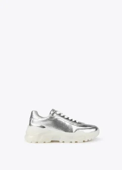 Zapatillas tipo sneakers metalizadas