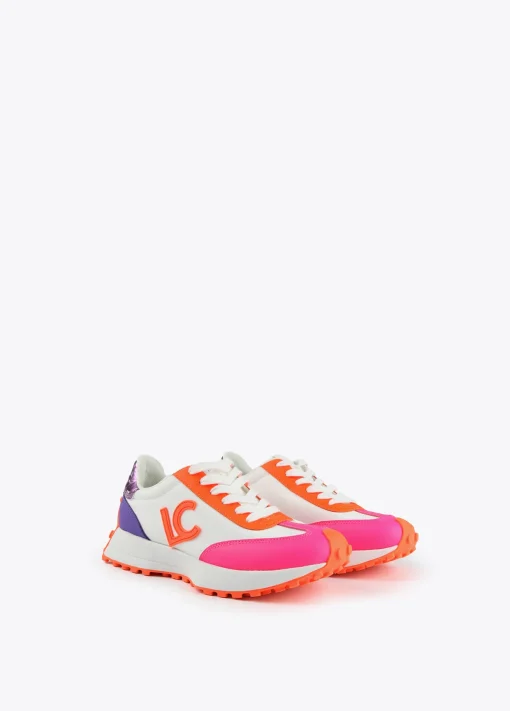 Zapatillas tipo sneakers bicolor
