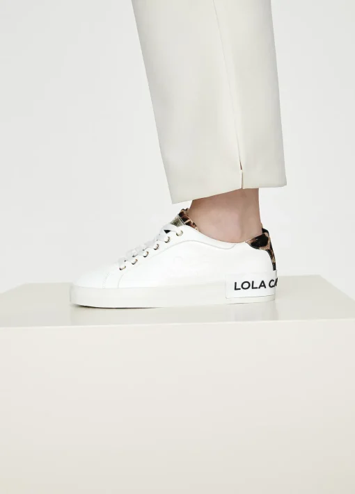 Zapatillas tipo sneakers detalles animal print