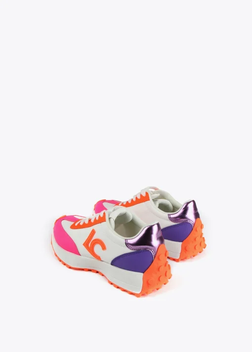 Zapatillas tipo sneakers bicolor