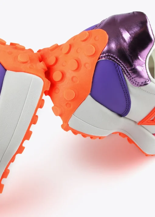 Zapatillas tipo sneakers bicolor