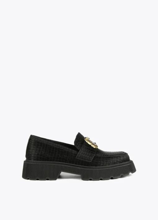 Zapato mocasín negro