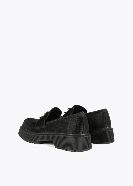 Zapato mocasín negro