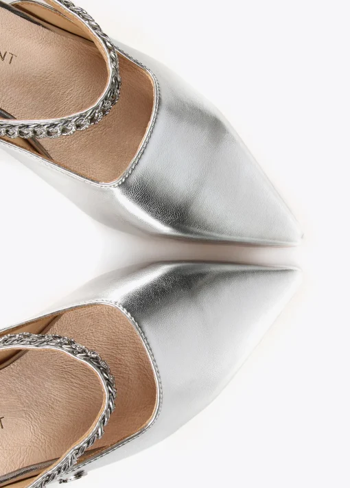 Zapato plano destalonado